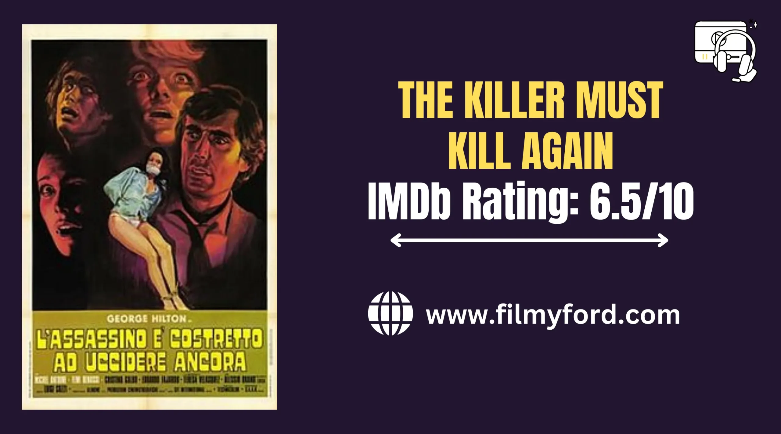 The Killer Must Kill Again (1975)